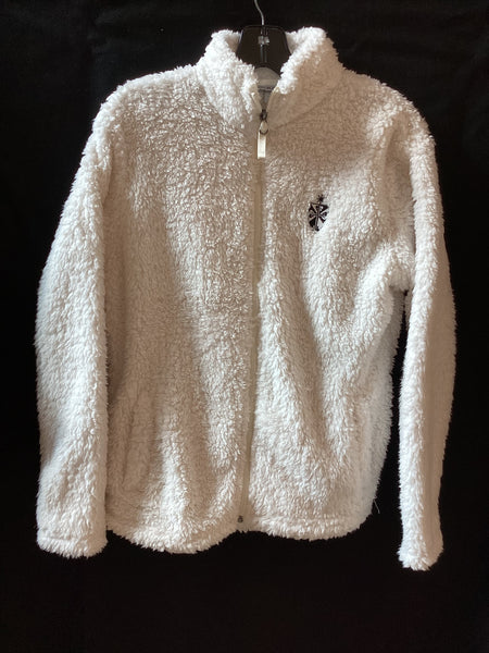 Women's Marshmallow Cozy FULL Zip Jacket in Cream