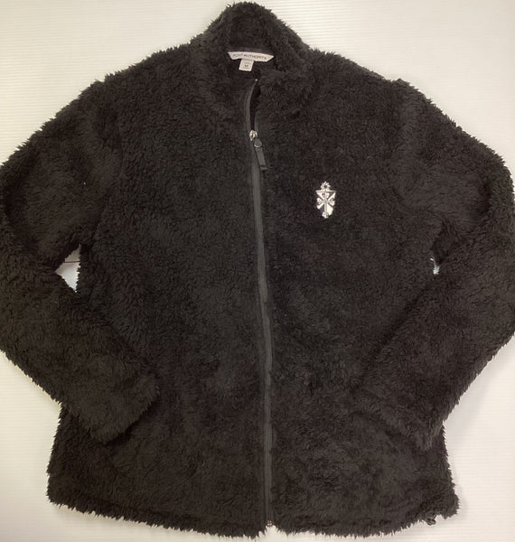 Women's Marshmallow Cozy FULL Zip Jacket in Black
