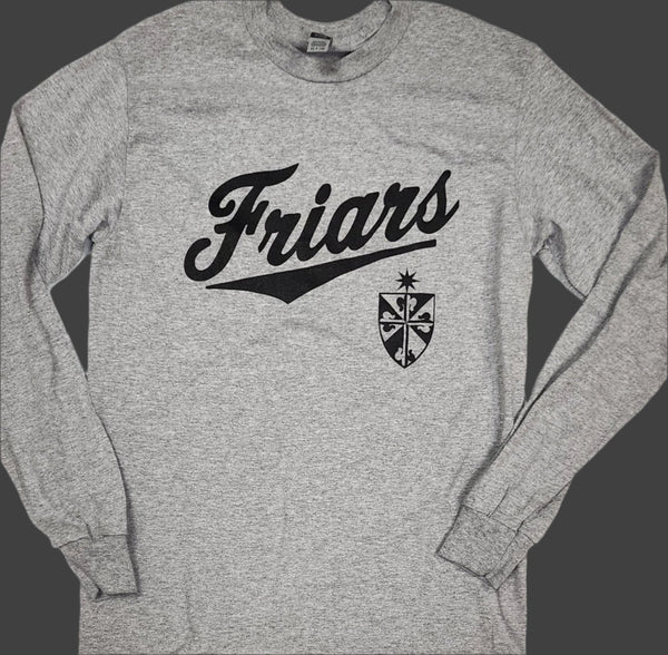 Gray Friars Swoosh Tail  Long Sleeve Tshirt