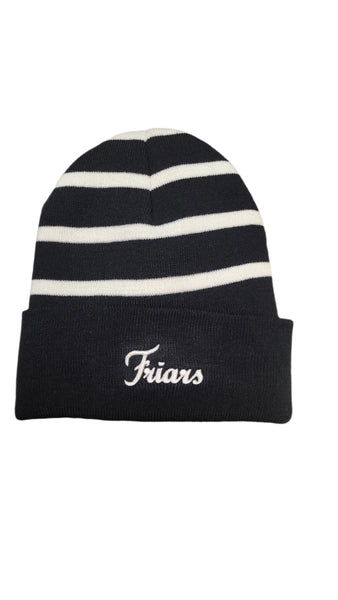 Friars Stripe Winter Cuff Beanie