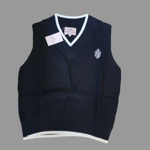 Pearls & Camo uniform approved sweater vest