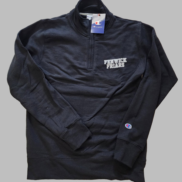 Uniform Approved Champion Brand 1/4 Zip Black