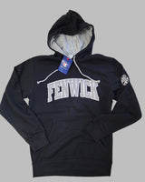 Embroidered Fenwick Black Hoodie