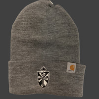 Carhartt Brand Gray Cuff Winter Beanie Hat