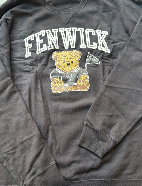 Fenwick Teddy Bear Crewneck (Black)