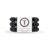 Jet Black- Large Spiral Hair Coil-3 pack
