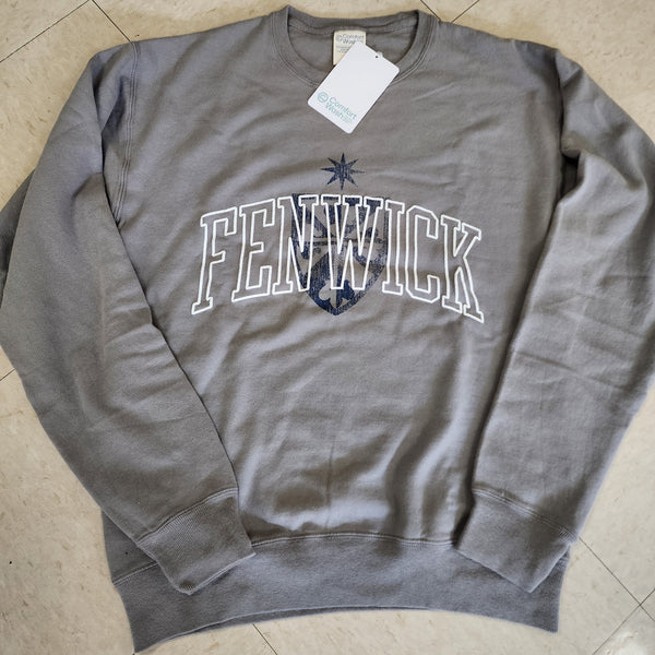 Comfort Wash Fenwick Crewneck -Concrete