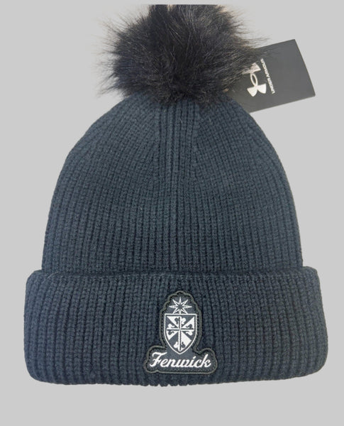 UA Pom Beanie-Black
