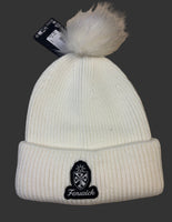 UA Pom Beanie-White