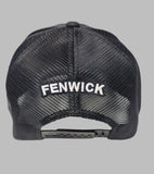 Shield Trucker Hat- in All Black or Gray/ Black mesh back