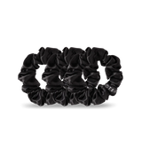 Jet Black Small Srunchies 3 pack