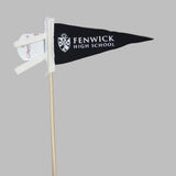 Black 4 x 9 Mini Pennant