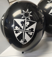 Shield Party Balloons-6 pack